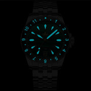Phoibos Voyager Automatic Dive Watch with Black Gilt Dial #PY035C Lume