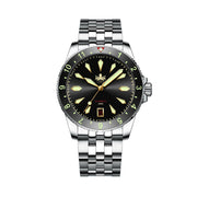 Phoibos Voyager Automatic Dive Watch with Black Gilt Dial #PY035C