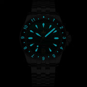 Phoibos Voyager Automatic Dive Watch with Ombre Red Dial #PY035D Lume