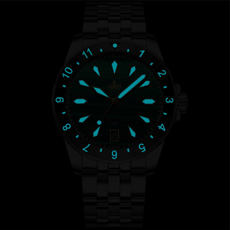 Phoibos Voyager Automatic Dive Watch with Canary Yellow Dial #PY035F lime