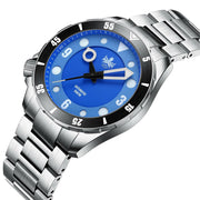 Phoibos Apollo Automatic Dive Watch with Blue Sandwich Dial #PY036B side