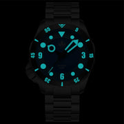 Phoibos Apollo Automatic Dive Watch with Black Sandwich Dial #PY036C lime
