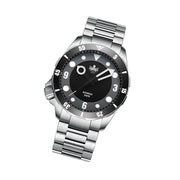 Phoibos Apollo Automatic Dive Watch with Black Sandwich Dial #PY036C tilt