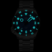 Phoibos Apollo Automatic Dive Watch with Tortiall Brown Sandwich Dial #PY036D lime