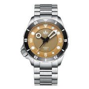 Phoibos Apollo Automatic Dive Watch with Tortiall Brown Sandwich Dial #PY036D zoom