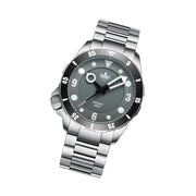 Phoibos Apollo Automatic Dive Watch with Grey Sandwich Dial #PY036E tilt