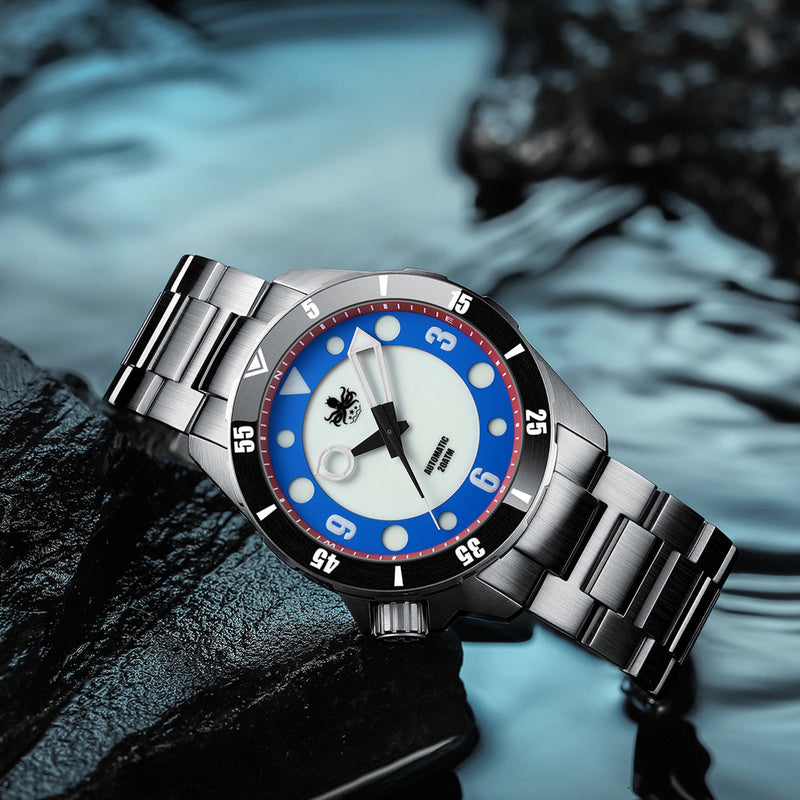 Phoibos Apollo Automatic Dive Watch with Full Lume Sandwich Dial #PY036F lifestyle