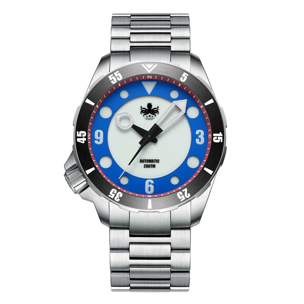 Phoibos Apollo Automatic Dive Watch with Full Lume Sandwich Dial #PY036F zoom