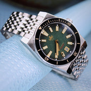 Phoibos Narwhal 300M Automatic Diver with Green Dial #PY037A Lifestyle