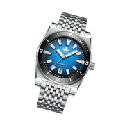 Phoibos Narwhal 300M Automatic Diver with Blue Dial #PY037B tilt