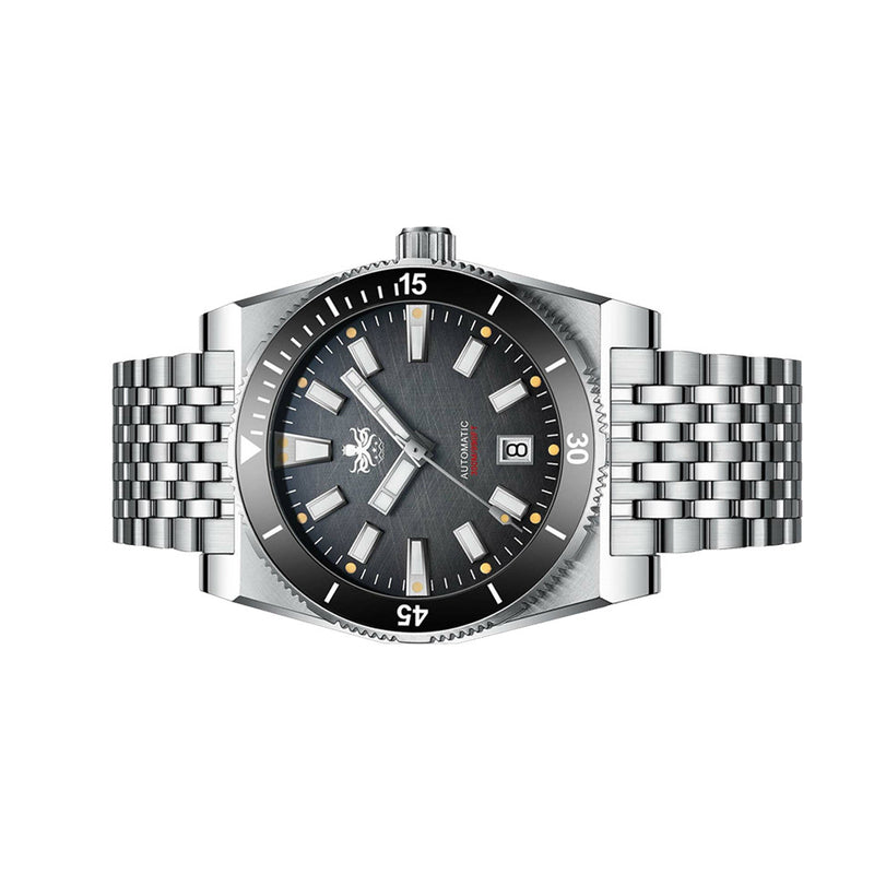 Phoibos Narwhal 300M Automatic Diver with Grey Dial #PY037C side