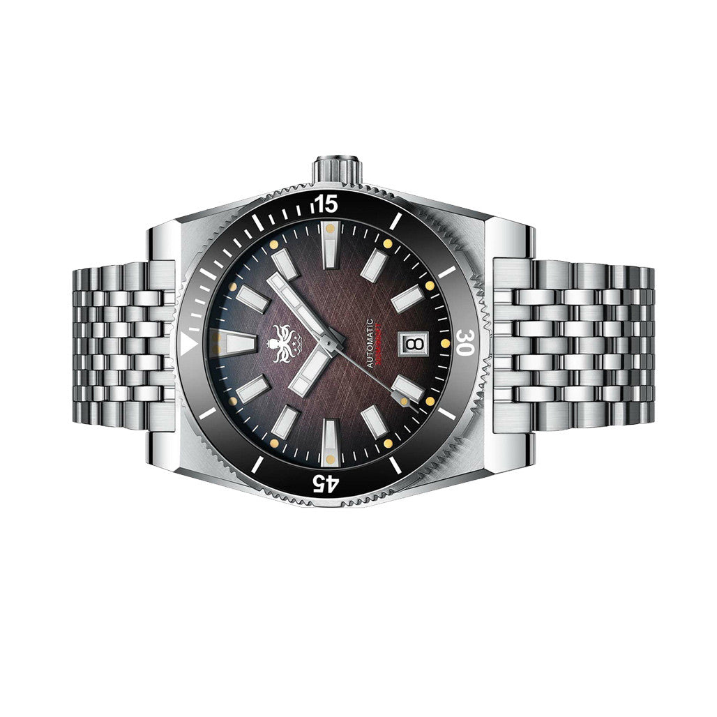 Phoibos Narwhal 300M Automatic Diver with Brown Dial #PY037D