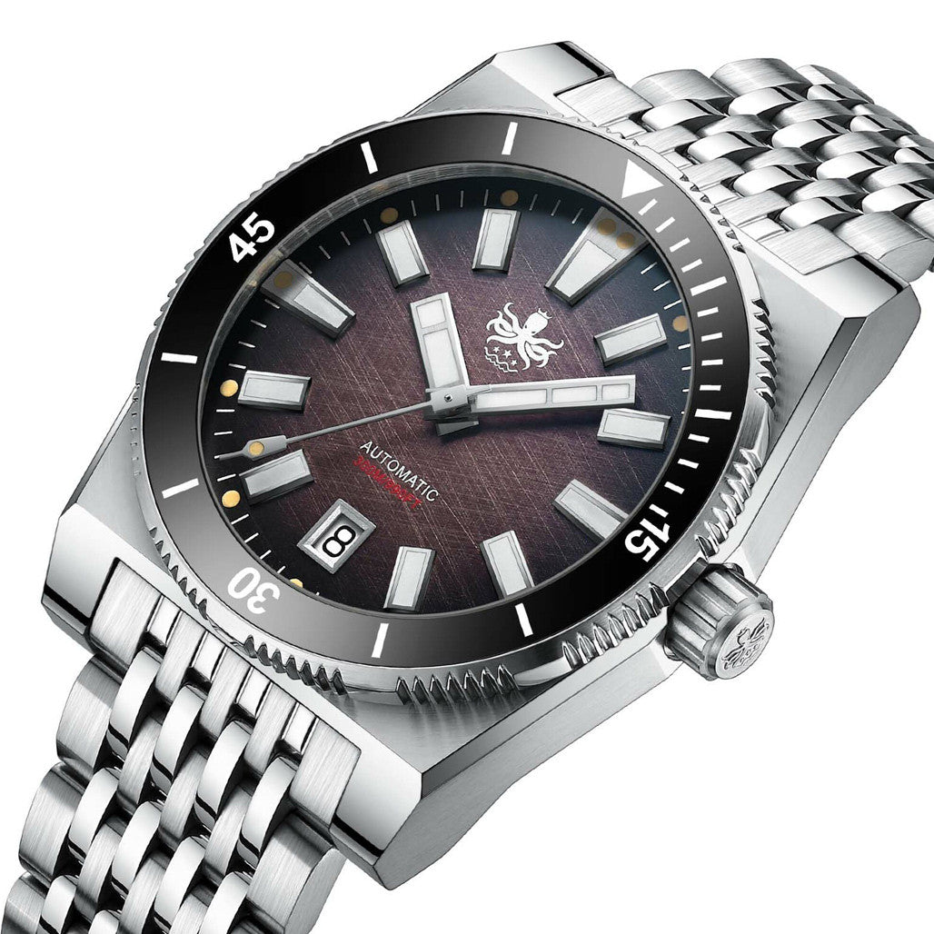 Phoibos Narwhal 300M Automatic Diver with Brown Dial #PY037D