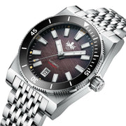 Phoibos Narwhal 300M Automatic Diver with Brown Dial #PY037D angle