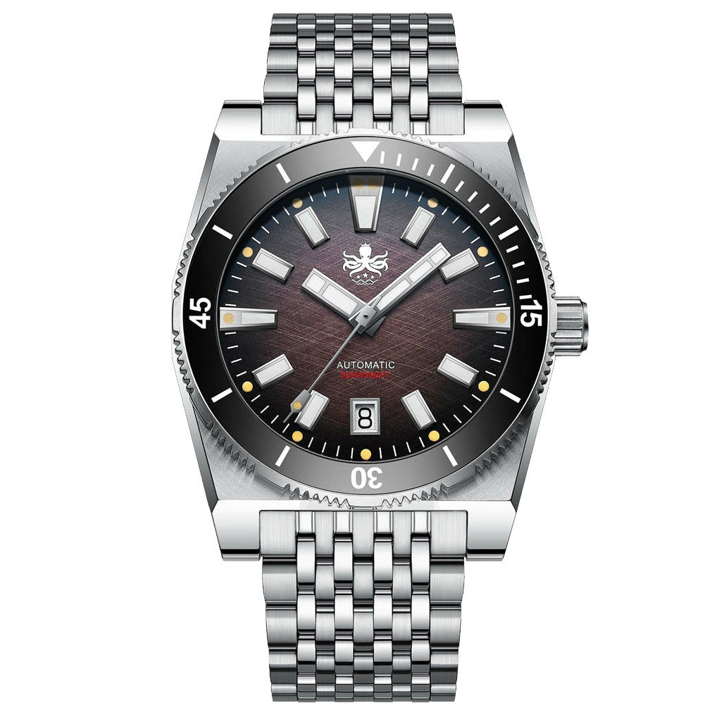 Phoibos Narwhal 300M Automatic Diver with Brown Dial #PY037D