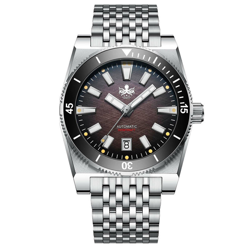 Phoibos Narwhal 300M Automatic Diver with Brown Dial #PY037D zoom