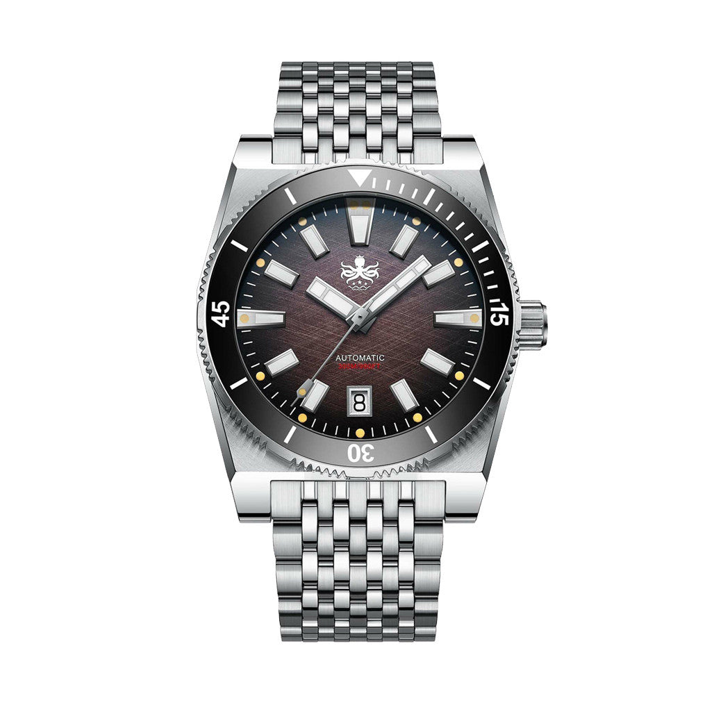 Phoibos Narwhal 300M Automatic Diver with Brown Dial #PY037D