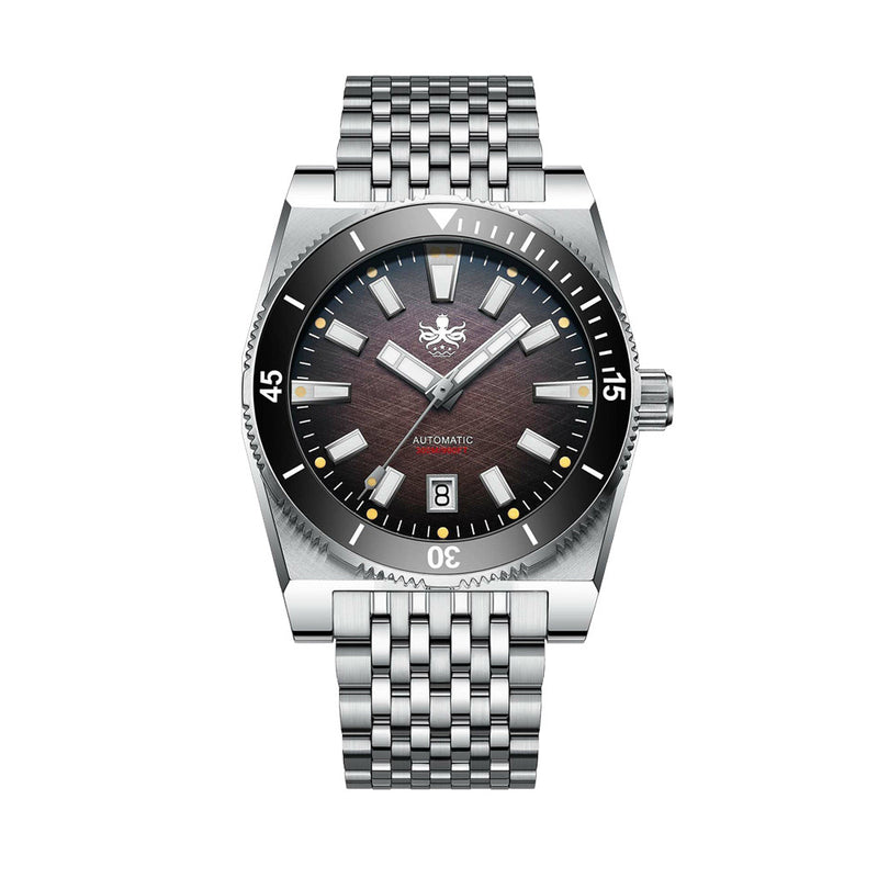 Phoibos Narwhal 300M Automatic Diver with Brown Dial #PY037D