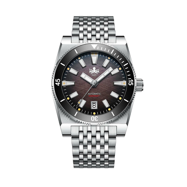 Phoibos Narwhal 300M Automatic Diver with Brown Dial #PY037D
