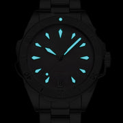 Phoibos Sea Nymph 200M Lady Diver with Mint Green Dial #PY038A lume