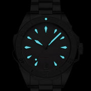 Phoibos Sea Nymph 200M Lady Diver with Aquamarine Blue Dial #PY038B lime