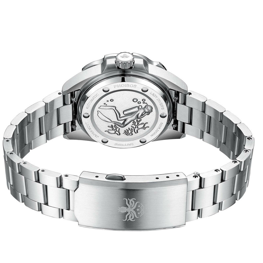 Phoibos Sea Nymph 200M Lady Diver with Sakura Pink Dial #PY038D