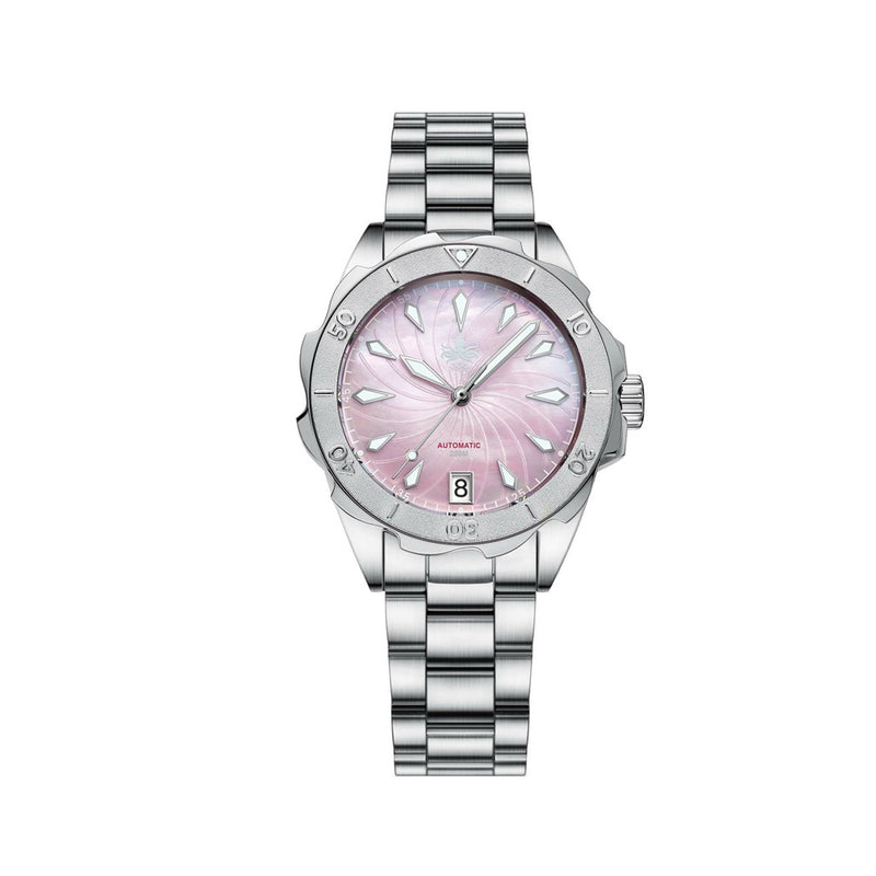 Phoibos Sea Nymph 200M Lady Diver with Sakura Pink Dial #PY038D