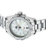 Phoibos Sea Nymph 200M Lady Diver with Akoya White Dial #PY038E side