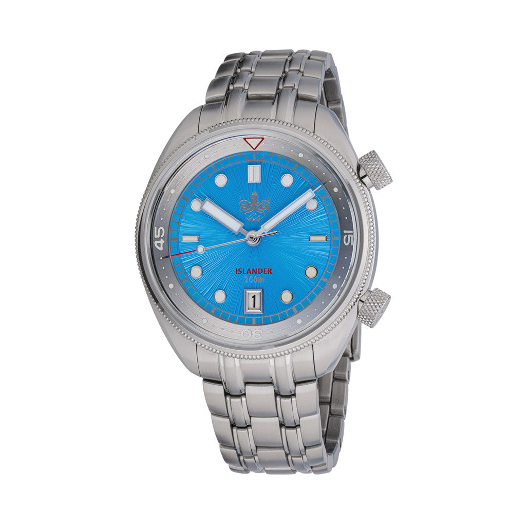 PHOIBOS x ISLANDER Limited Edition Eagle Ray Dive Watch with