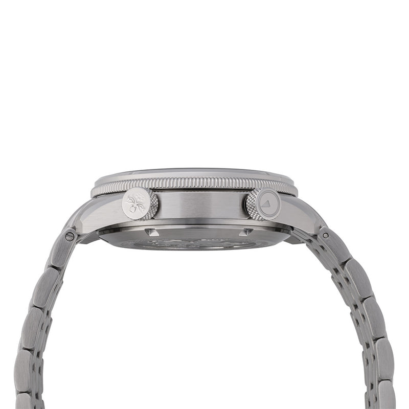PHOIBOS x ISLANDER Limited Edition Eagle Ray Dive Watch with Sunburst Aqua Dial #PY039-LIW11
