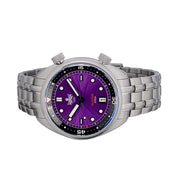 PHOIBOS x ISLANDER Limited Edition Eagle Ray Dive Watch with Sunburst Purple Dial #PY039-LIW22