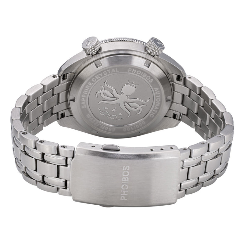 PHOIBOS x ISLANDER Limited Edition Eagle Ray Dive Watch with Sunburst Purple Dial #PY039-LIW22