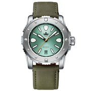 Phoibos Great Wall Limited Edition Automatic Dive Watch with Green Dial #PY045A zoom