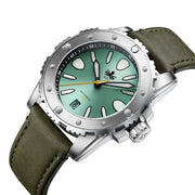 Phoibos Great Wall Limited Edition Automatic Dive Watch with Green Dial #PY045A side