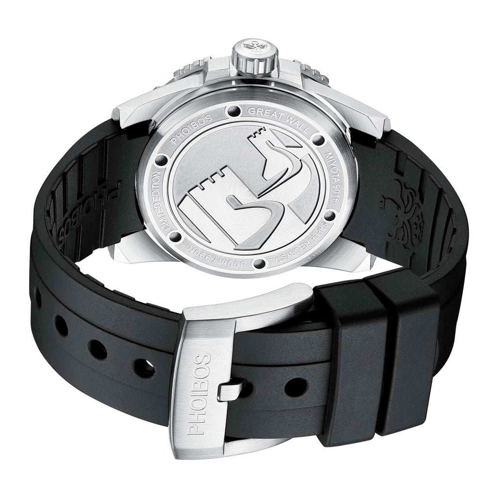 Phoibos Great Wall Limited Edition Automatic Dive Watch with Blue