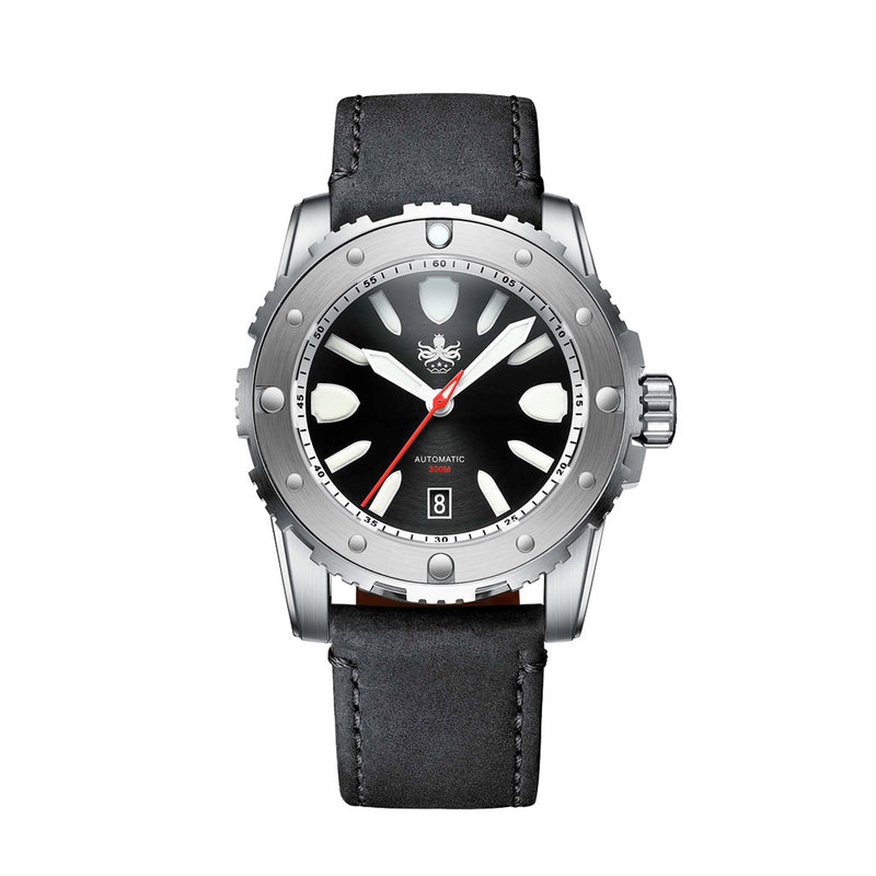 Phoibos Great Wall Limited Edition Automatic Dive Watch with Black Dial #PY045C