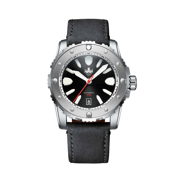 Phoibos Great Wall Limited Edition Automatic Dive Watch with Black Dial #PY045C