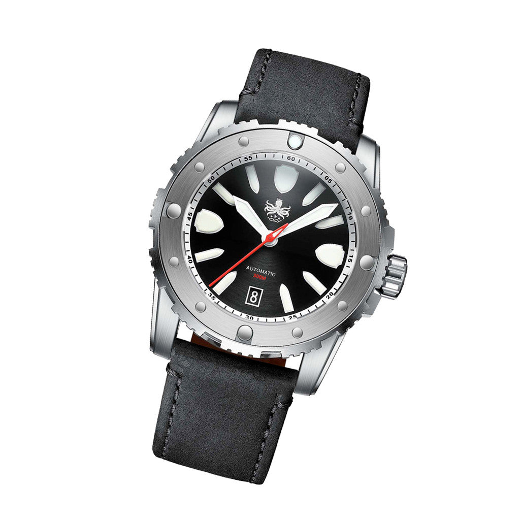 Phoibos Great Wall Limited Edition Automatic Dive Watch with Black