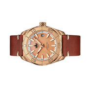 Phoibos Proteus Bronze 300M Dive Watch with Salmon Dial #PY046E side