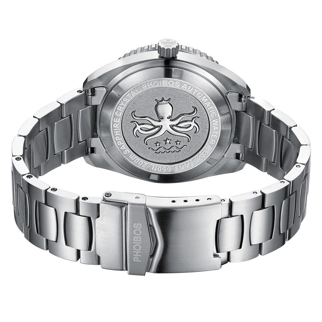 PHOIBOS Reef Master Dive Watch with Shamrock Green Dial #PY047A