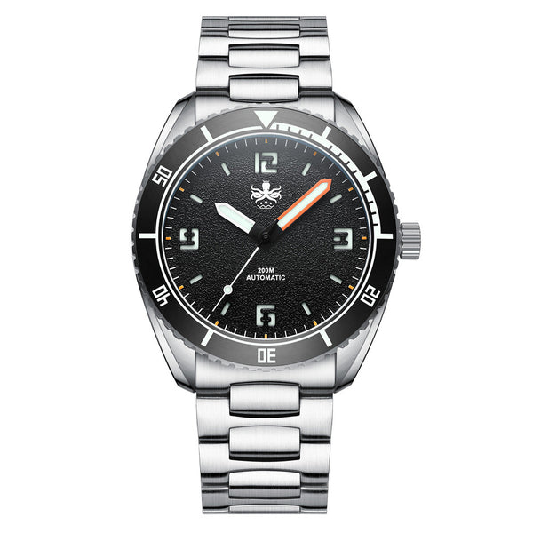 PHOIBOS Reef Master Dive Watch with Pitch Black Dial #PY047C zoom