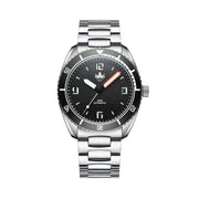 PHOIBOS Reef Master Dive Watch with Pitch Black Dial #PY047C