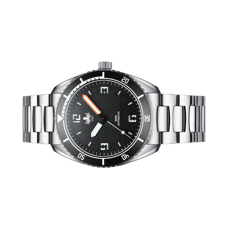 PHOIBOS Reef Master Dive Watch with Pitch Black Dial #PY047C side
