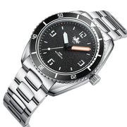 PHOIBOS Reef Master Dive Watch with Pitch Black Dial #PY047C tilt