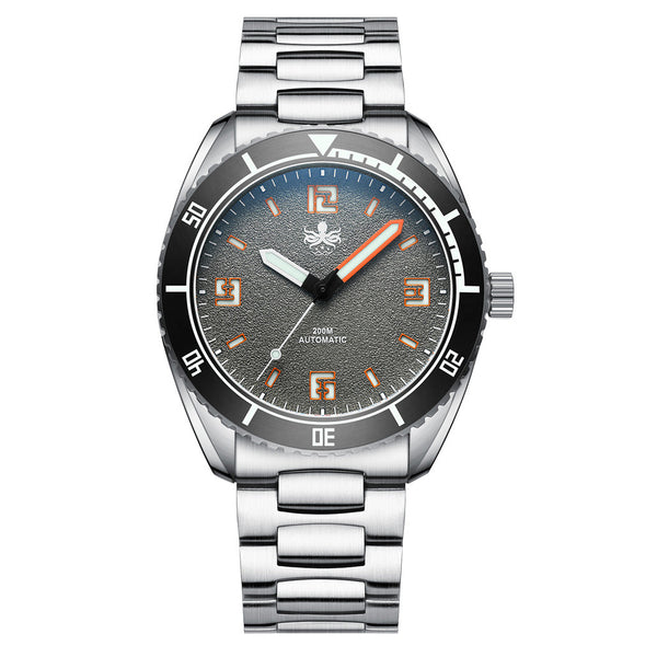 PHOIBOS Reef Master Dive Watch with Fossil Gray Dial #PY047D zoom