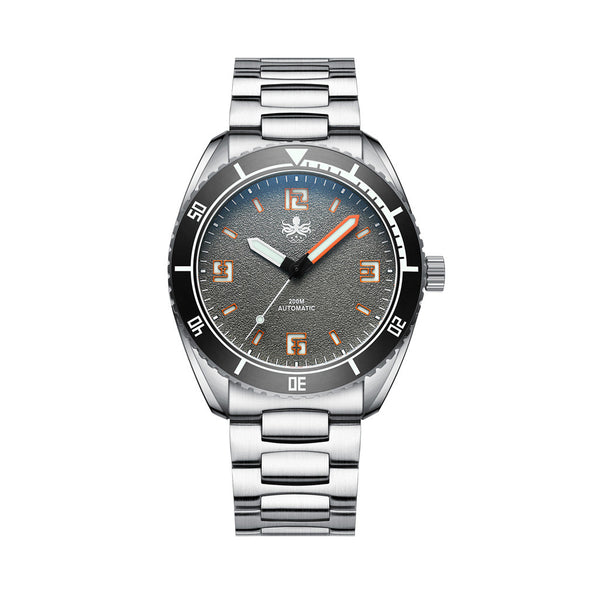 PHOIBOS Reef Master Dive Watch with Fossil Gray Dial #PY047D
