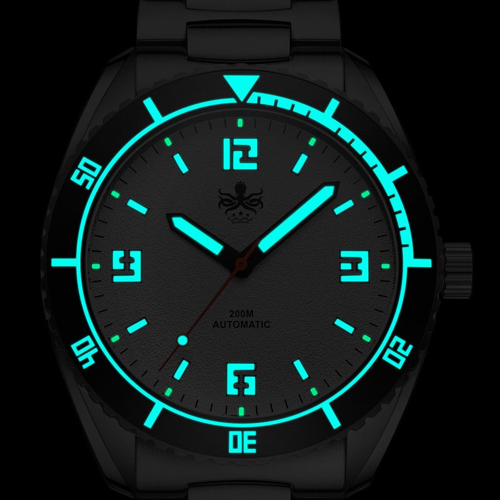 PHOIBOS Reef Master Dive Watch with Fossil Gray Dial #PY047D