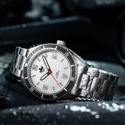 PHOIBOS Reef Master Dive Watch with Silver White Dial #PY047E lifestyle