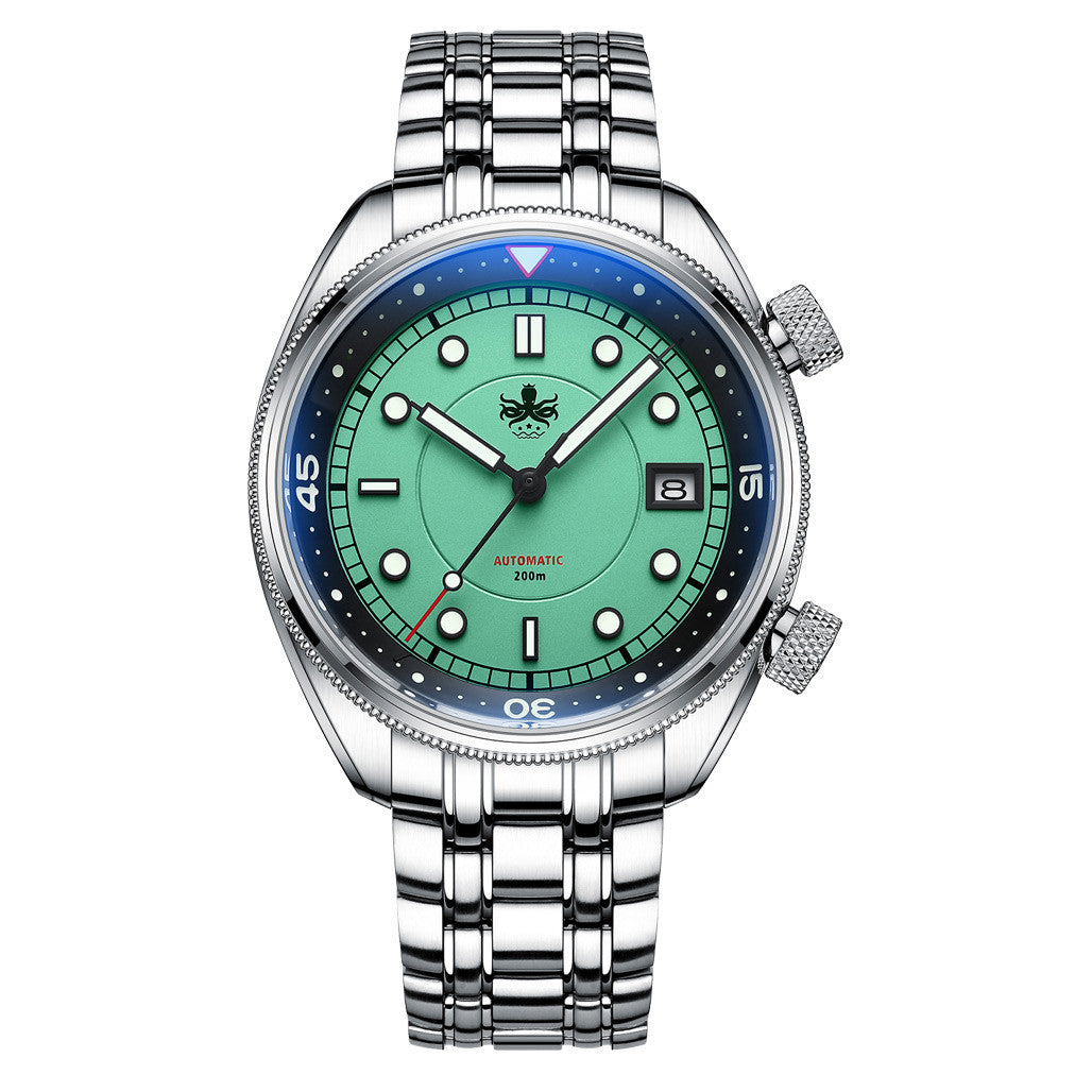 Phoibos Eagle Ray Automatic Compressor Style Dive Watch with