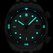 Phoibos Eagle Ray Automatic Compressor Style Dive Watch with Pastel Green Dial #PY048A